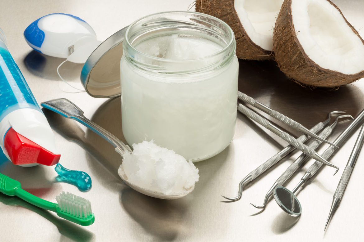 blog-eds-Oilpulling-teeth coconuts and dental tools